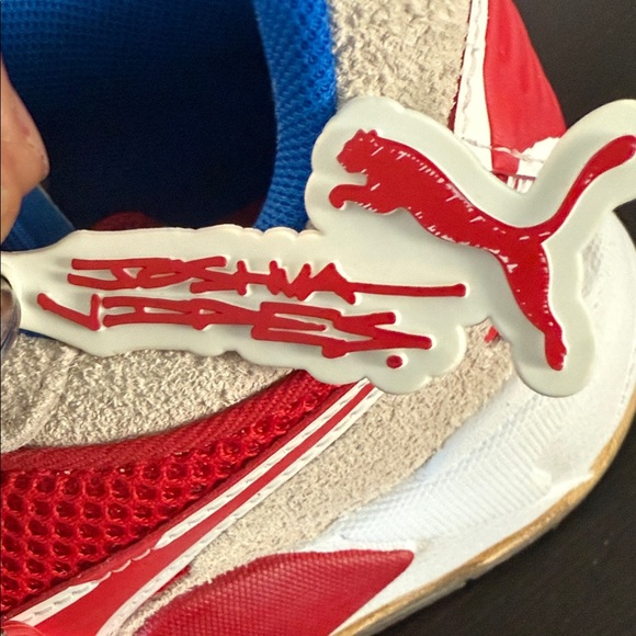 Puma Ferrari RS-X Sneakers in Red and Blue main image 6